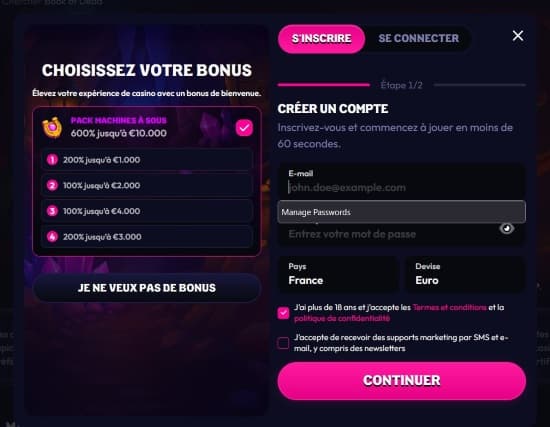 pack de bienvenue Wildzy