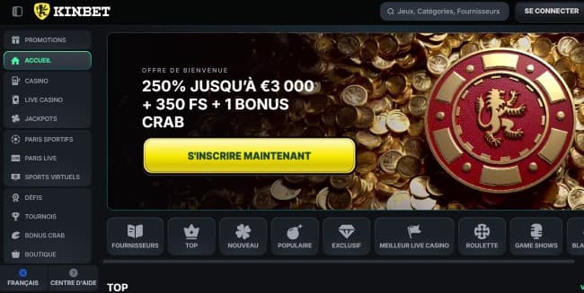 KinBet Casino - Aperçu