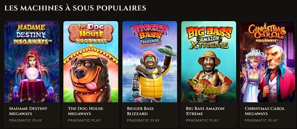 machines à sous populaires