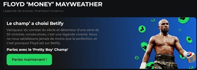 mayweather sponso betify