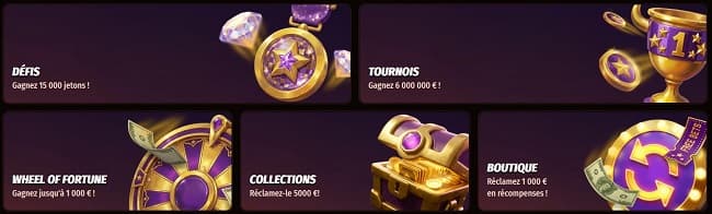 système de récompense westace casino