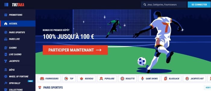 TikiTaka Casino - Aperçu