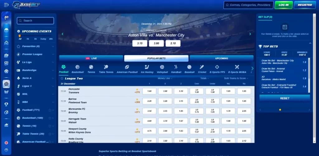 Paris sportifs Bassbet