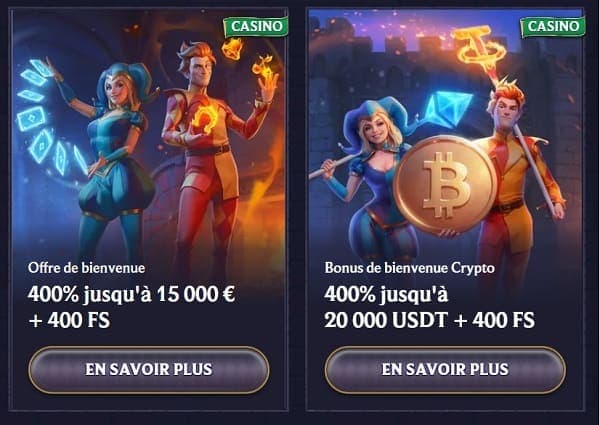 bonus bienvenue lolajack casino.