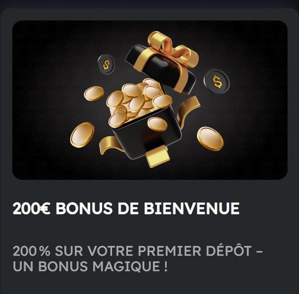bonus de bienvenue