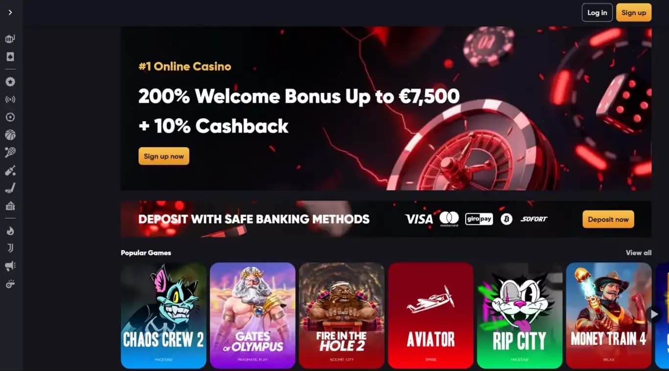 Catalogue de jeux Instant Casino