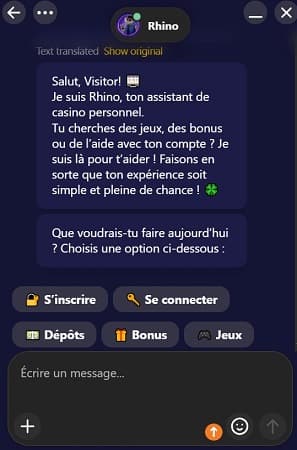 chat live spinorhino.