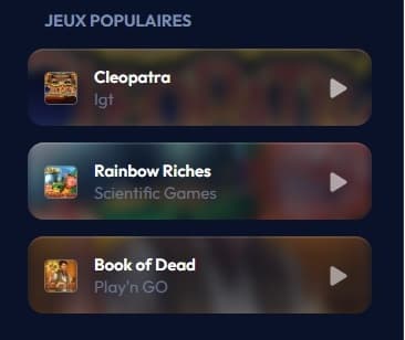 jeux populaires