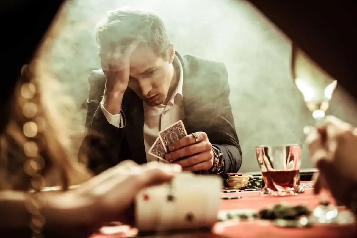 Joueur addict au casino
