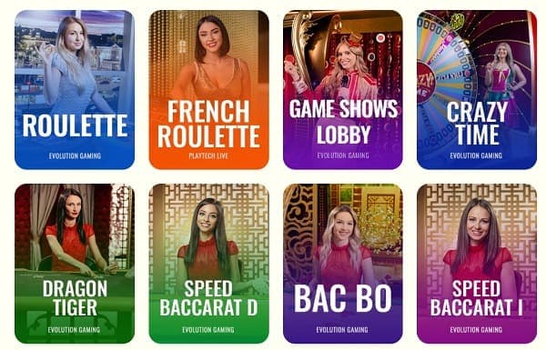 live casino captain slots