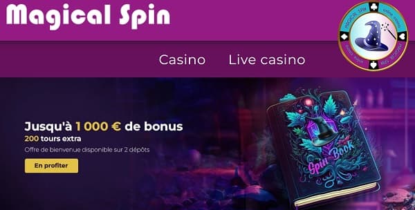 magical spin casino bonus sans depot