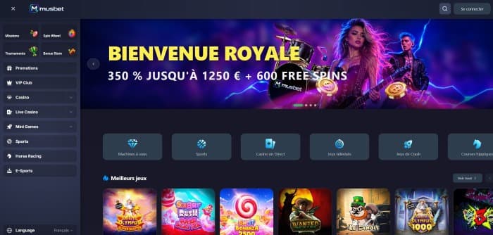 Mustbet casino - Aperçu
