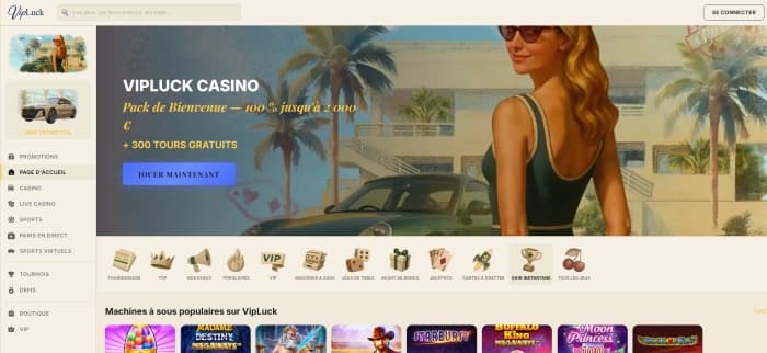 VipLuck Casino - Aperçu