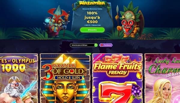 wazamba pay safe card top 10