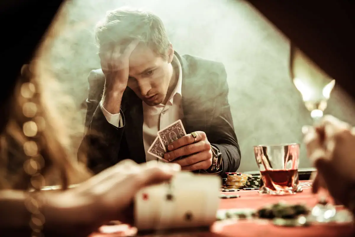 Joueur addict au casino