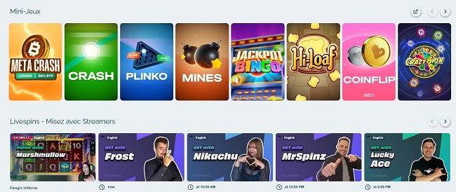 mini jeux avis alexander casino live